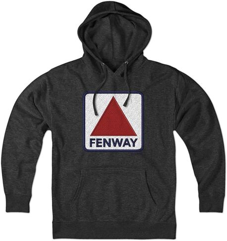 Chowdaheadz Fenway Sign Faux تطريز هوديي - مزيج من القطن الناعم للجنسين للبلوز in Saudi Arabia