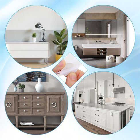 ملصقات ثقب المسمار 432 PCS 21mm Coversfive Lesefive Coverns PVC Durniture Stickers لتغطية فتحات البراغي (أبيض) in Saudi Arabia