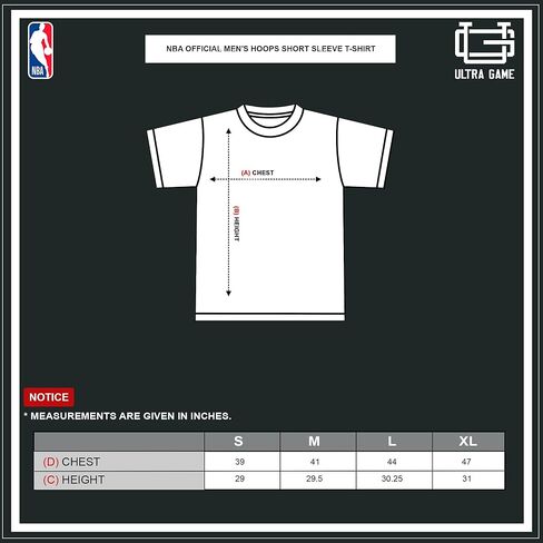لعبة Ultra Game Men's NBA Hoops Shirt Sleeve Shirt in Kuwait