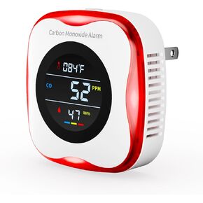 توصيل أجهزة كاشفات أول أكسيد الكربون ، ومراقبة أول أكسيد الكربون 3 في 1 مع عرض درجة الحرارة والرطوبة ، وإنذار COM COM للمنزل ، و RV والسلامة. in Kuwait