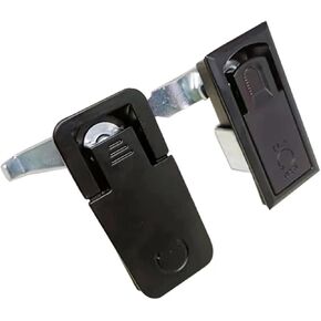 MS726-1 Zinc Alloy Plane BIack Cabinet Lock Industrial Distribution Box Mailbox Flat Cabinet Locks Adjustable Compression Lock 1Pcs(4pcs-Zinc-1) in Saudi Arabia