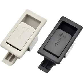 XK111 Electric Cabinet Black Plastic Keyless Percussion Close Inline Panel Latch Lock 1Pcs(XK111B) in Saudi Arabia