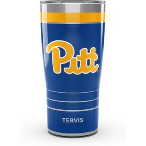 Tervis Traveler Pittsburgh Panthers - MVP Triple Walled Insulated Tumbler Travel Cup Keeps Drinks Cold & Hot, 20oz, Stainless Steel in Kuwait