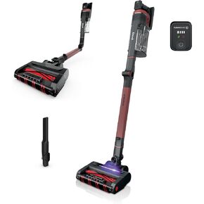 Shark IZ840HRW Stratos Cordless Vacuum with Clean Sense IQ, DuoClean PowerFins HairPro MultiFLEX, Includes Crevice Tool, Up to 50 Minute Runtime, Red (Renewed) in Saudi Arabia