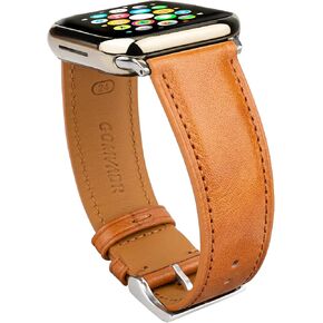 أشرطة جلدية متوافقة مع Apple Watch Band 42mm 44mm 45mm 49mm ultra ، حزام جلدي بديل للرجال Iwatch Ultra 2/1 10 9 8 7 6 5 4 3 2 1 in Kuwait