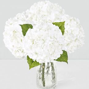 3Pcs 21" Real Touch Blue Hydrangea Artificial Flowers, Realistic Latex Faux Hydrangea Flowers Full Fake Hydrangeas for Home Party Wedding Floral Arrangements Centerpieces Outdoor Decor in Saudi Arabia