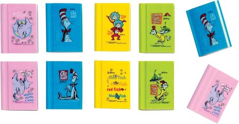 Raymond Geddes Dr Seuss Beveled Erasers For Kids (Pack of 48) in Saudi Arabia