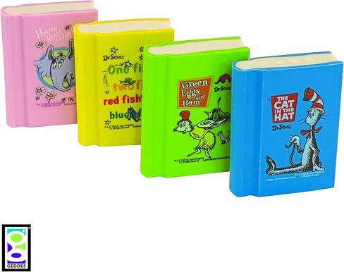 Raymond Geddes Dr Seuss Beveled Erasers For Kids (Pack of 48) in Saudi Arabia