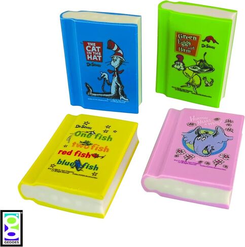 Raymond Geddes Dr Seuss Beveled Erasers For Kids (Pack of 48) in Saudi Arabia