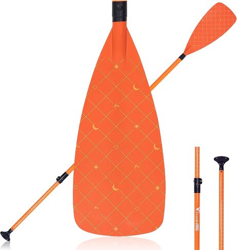 Freein 3-Piece Adjustable & Floating SUP Paddle - Fiberglass Shaft, Nylon Blade (71-83") in Kuwait