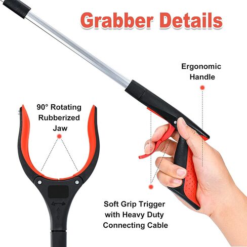 Grabber Reacher Tool Reacher Grabber Tool Crospers for Seniors Grabber Grabber Tool (Purple) in Saudi Arabia