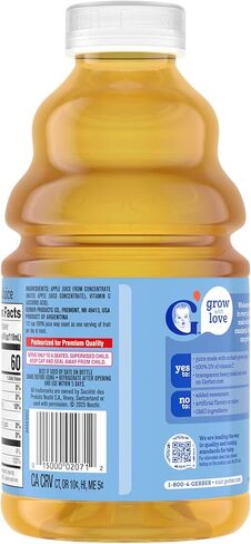 Gerber Juice, Apple Juice From Concentrate, 32 Fl Oz Bottle in Saudi Arabia