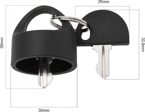 2 مجموعات من البديل Mobility Scooter Key Scooter Accessory K2801M K2305M متوافق مع Pride Mobility Scooter Black in Saudi Arabia