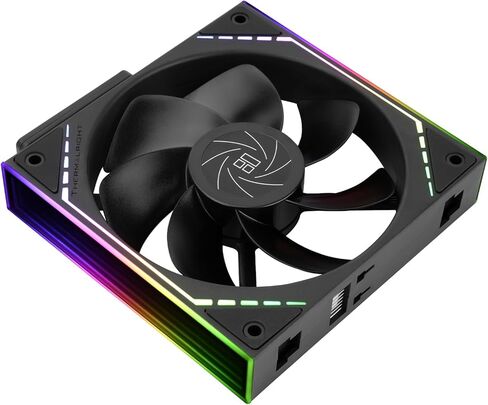 Thermalright TL-M12QRW Case Fan-120mm Quiet,Wireless Splicing Building Block CPU Fan Reverse,Infinity Mirror ARGB Lighting Effects,New Power Chip Module Simplifies Wiring Management|1500RPM in Saudi Arabia