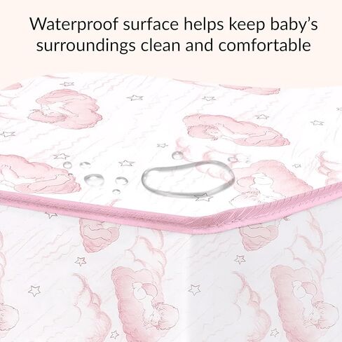 Dream On Me Twilight 80 Coil Spring Crib and Toddler Bed Mattress, Wave Pink, 5" in Saudi Arabia