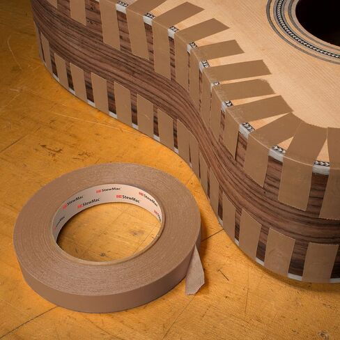 StewMac Brown Binding Tape - Set of 3 Sizes (1/4", 1/2" and 3/4" Widths) in Saudi Arabia
