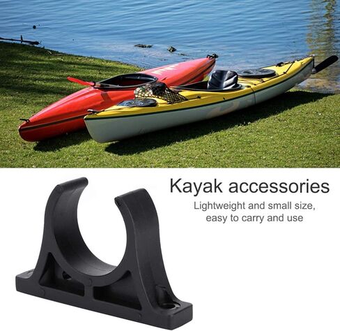 Kayak Paddle Holder Plastic Paddle Oar Holder Clips Paddle Keeper for Kayaks Canoes Rowing Boats 7 * 1.5 * 4.3cm in Saudi Arabia