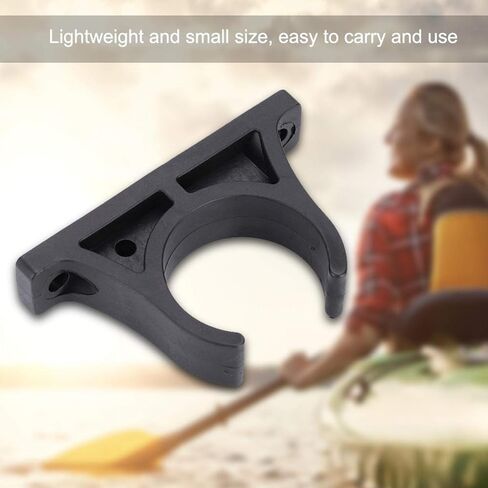 Kayak Paddle Holder Plastic Paddle Oar Holder Clips Paddle Keeper for Kayaks Canoes Rowing Boats 7 * 1.5 * 4.3cm in Saudi Arabia