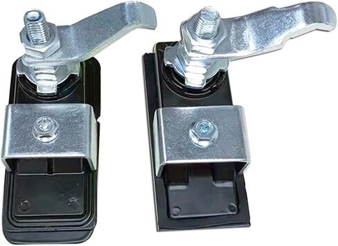 MS726-1 Zinc Alloy Plane BIack Cabinet Lock Industrial Distribution Box Mailbox Flat Cabinet Locks Adjustable Compression Lock 1Pcs(4pcs-Zinc-1) in Saudi Arabia
