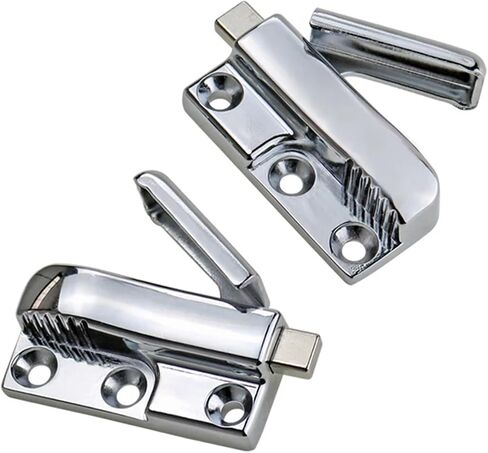 قفل مع Spring Press Press Accoundable Building Windows Windows Industrial Locks 1PCs (Chrome Flash R) in Saudi Arabia