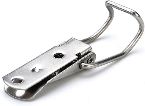 J115b الصلب الصلب الصلب صناديق Hasp Lock 74 * 20 زنبرك محملة مزلاج تم تبديل القفل لأجهزة نافذة الباب المنزلق 4pcs in Saudi Arabia