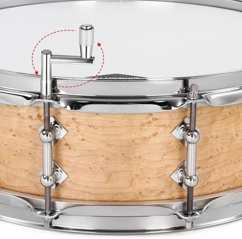 6 Pack Drum Keys, Universal Drum Accessories with Continuous Standard Motion Speed key for Tuning High Tension Drums, Multi-Tool Keychain, and Drill Bit for Perfect Tuning in Saudi Arabia