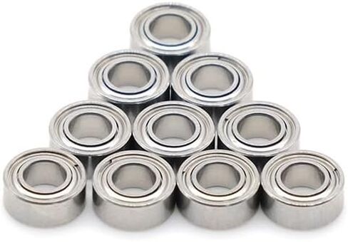 10PCS Stainless Steel SMR63ZZ Bearing 3x6x2.5 mm ABEC-7 Ball Bearings in Saudi Arabia