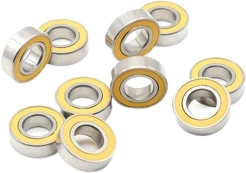 10Pcs S 688-2RS ABEC7 8x16x5 Stainless Steel Hybrid Ceramic Ball Bearing Without Grease Fast Turning in Saudi Arabia