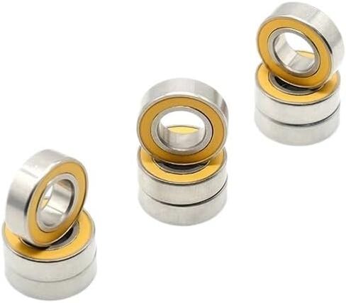 10Pcs S 688-2RS ABEC7 8x16x5 Stainless Steel Hybrid Ceramic Ball Bearing Without Grease Fast Turning in Saudi Arabia