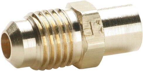 Parker 43F-12-12-pk5 45 Degree Fitting, Flare to Solder, Brass, Flare and Solder O D Connector, 3/4" (Pack of 5) in Saudi Arabia