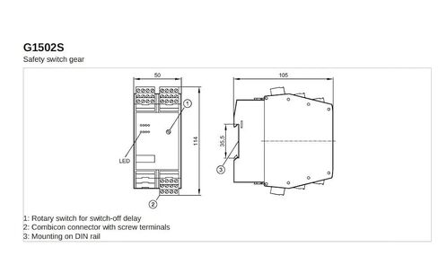 IFM Relay G1502S Safety Safety Switch Gear in Saudi Arabia