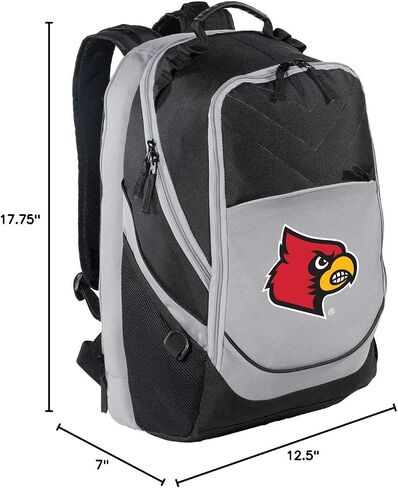 حقائب Louisville Cardinals Backnals Red University University Louisville Laptop Computer Pags (Black & Gray) in Saudi Arabia