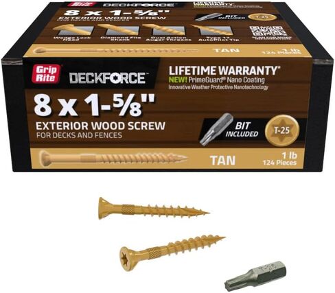 Grip-Rite GRDF158STT1 Deckforce #8 X 1-5/8 " in Saudi Arabia