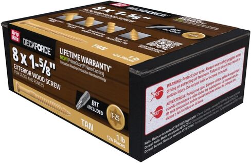 Grip-Rite GRDF158STT1 Deckforce #8 X 1-5/8 " in Saudi Arabia