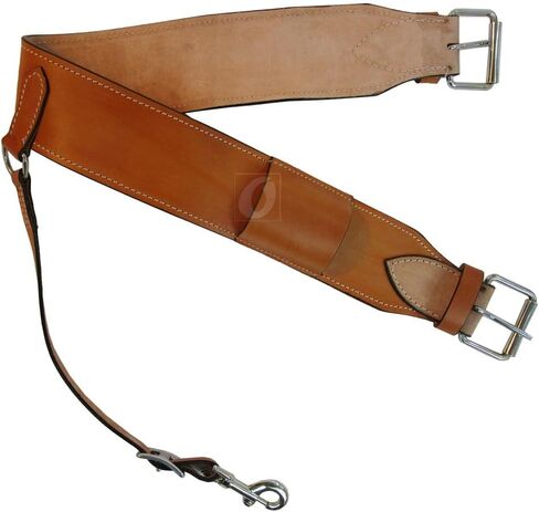 Western CINCHES Roping Ranch Saddle Girth Barrel Racing Pleasure Trail Leather Back Cinch Cowboy Rodeo TACK 36" Long END to END in Saudi Arabia