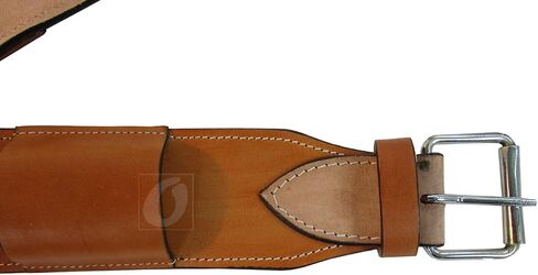 Western CINCHES Roping Ranch Saddle Girth Barrel Racing Pleasure Trail Leather Back Cinch Cowboy Rodeo TACK 36" Long END to END in Saudi Arabia