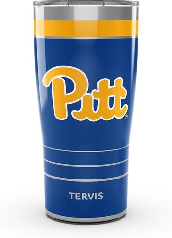 Tervis Traveler Pittsburgh Panthers - MVP Triple Walled Tumbler Cup Cup Cups يحافظ على المشروبات الباردة والساخنة ، 20 أوقية ، الفولاذ المقاوم للصدأ in Saudi Arabia