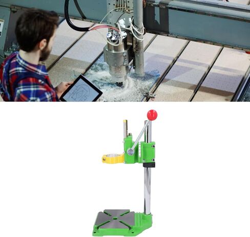 WALFRONT Heavy Duty Drill Press Stand with Versatile Design Precise Drilling and Adjustable Settings Suitable for 38-43mm Drilling Machine in Saudi Arabia