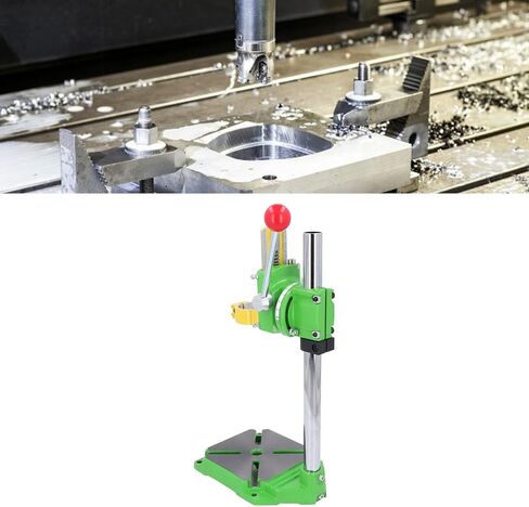 WALFRONT Heavy Duty Drill Press Stand with Versatile Design Precise Drilling and Adjustable Settings Suitable for 38-43mm Drilling Machine in Saudi Arabia