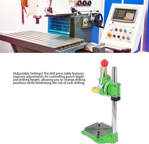 WALFRONT Heavy Duty Drill Press Stand with Versatile Design Precise Drilling and Adjustable Settings Suitable for 38-43mm Drilling Machine in Saudi Arabia