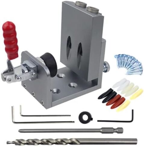 Woodworking Oblique Hole Opener 9mm Locator Plug Screw Board Connection Drilling in Saudi Arabia