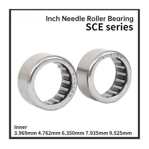 5PCS Inch Needle Roller Bearing Inner Diameter 4.762 6.35 7.938 9.525MM SCE36 44 45 55 57 59 65 66 67 68 69 610 in Kuwait