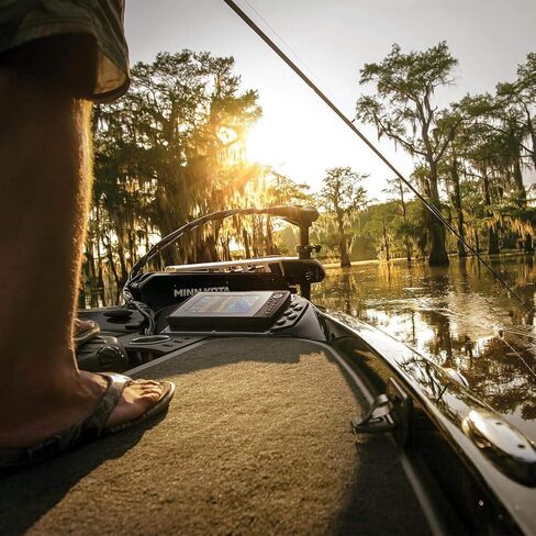 Minn Kota Fortrex Bow-Mount Electric Trolling Motor with Dual Spectrum Chirp Sonar, 80 Lb. Thrust, 45 in. Shaft, Freshwater in Kuwait