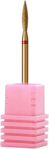 2mm Long Flame Cuticle Clean Nail Drill Bit 1Pcs(F(TiN)) in Saudi Arabia