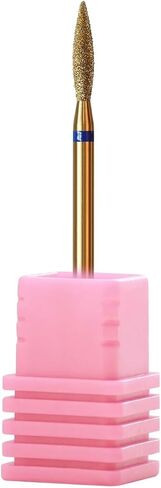 2mm Long Flame Cuticle Clean Nail Drill Bit 1Pcs(F(TiN)) in Saudi Arabia