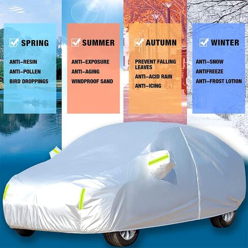 غطاء السيارة ل Buick Lacrosse/Lacrosse Avenir مناسب Allweather Snow Protectionswaterproof Coverage Full Coverage of UV Ray Proof Dention ، Green in Saudi Arabia