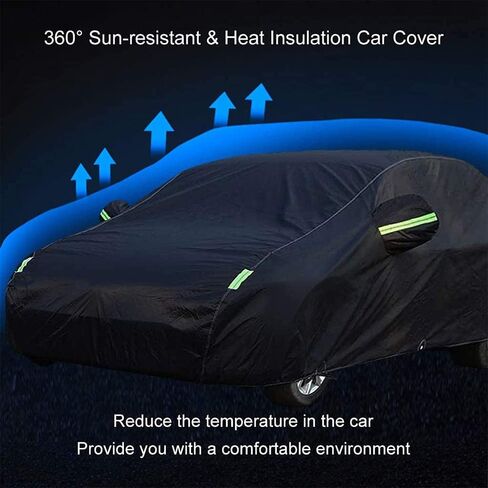 Car Cover for Buick Lacrosse/Lacrosse Avenir Suitable Allweather Snow Protectionwaterproof Rainproof Full Coverage of UV Ray Proof Durable,Green in Saudi Arabia