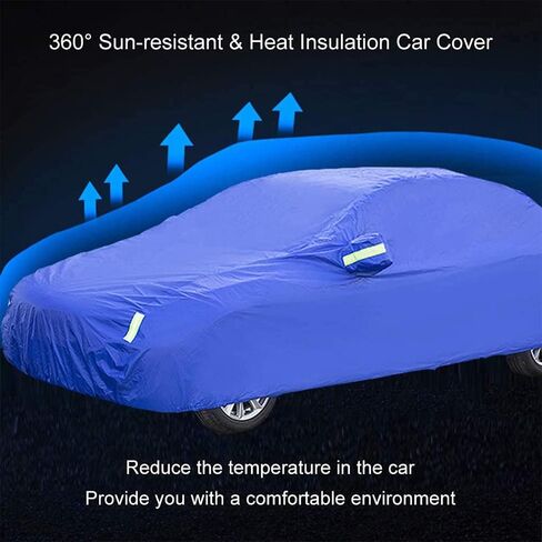 Car Cover for Buick Lacrosse/Lacrosse Avenir Suitable Allweather Snow Protectionwaterproof Rainproof Full Coverage of UV Ray Proof Durable,Green in Saudi Arabia