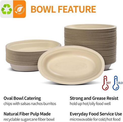 Celel 100 Pack 28 Oz Place Plans ، Microwavable Alwls يمكن التخلص منها in Kuwait