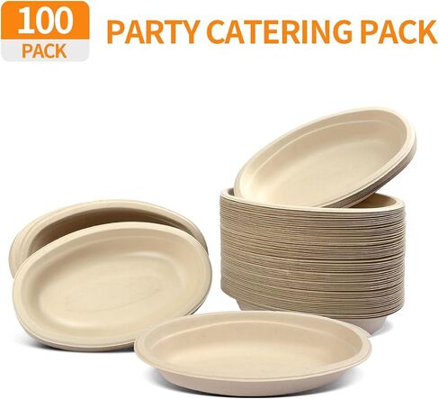 Celel 100 Pack 28 Oz Place Plans ، Microwavable Alwls يمكن التخلص منها in Kuwait